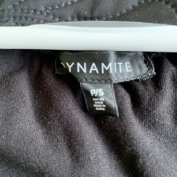 Long Sleeve Black Bra Style Halter Top - Picture 5 of 6